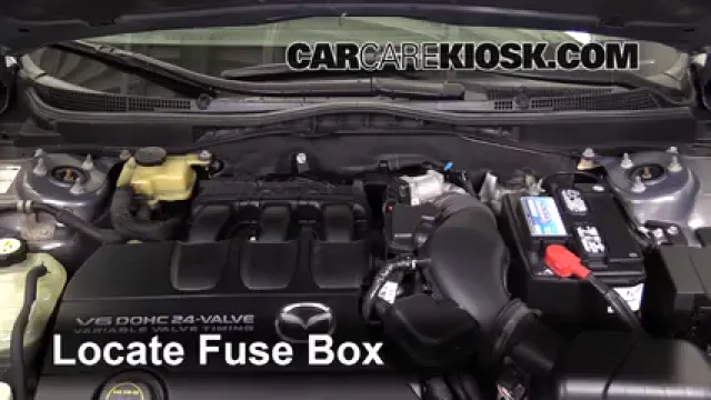 2010 Mazda 6 S 3.7L V6 Fusible (moteur) Remplacement